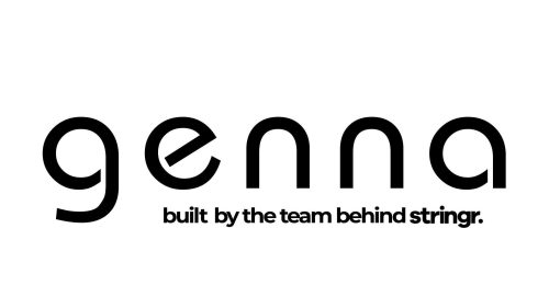 Genna logo with tagline black